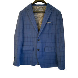 Men's Marco Donateli 2 Button Lined Blazer, 38R, 7-INCH DROP
